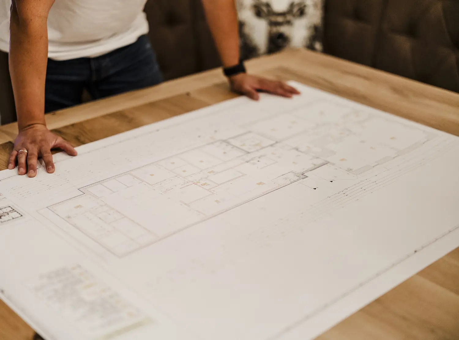 Fachplanung anhand technischer Gebäudepläne